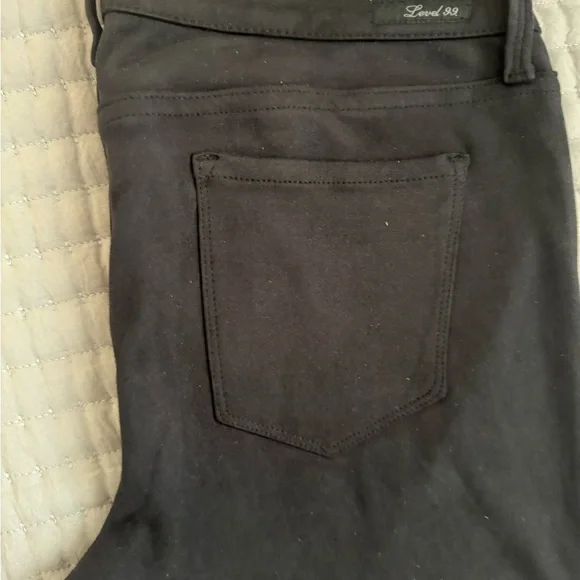 Level 99 Black Suede Jeans Size 30 - Picture 7 of 9